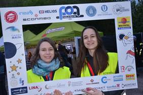 Pokaż zdjęcie: Fotoramka z logotypem PFRON na Polibuda Open Air 