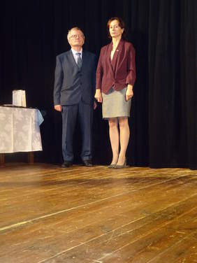 Prezes Klubu Stanisław Sęk i Wicewojewoda Podkarpacki Lucyna Podhalicz