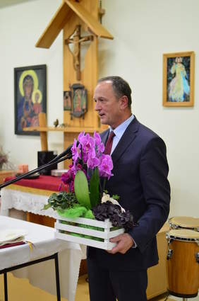 W trakcie uroczystości głos zabrał Maciej Szymański Dyrektor Oddziału Podkarpackiego PFRON