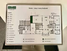 Pokaż zdjęcie: Plan tyflograficzny jednej z cześci Muzeum Ziemi Lubuskiej
