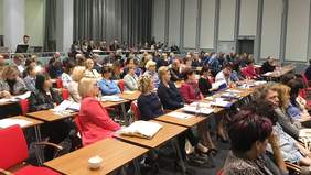 Uczestnicy spotkania regionalnego "Bliżej funduszy europejskich"