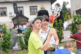 Pokaż zdjęcie: Uroczyste obchody 20-lecia działalności Stowarzyszenia "Przystań" z Tymbarku.