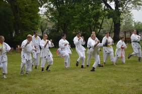 Pokaż zdjęcie: pokaz karate- występy podopiecznych