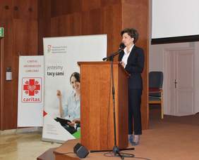 Pokaż zdjęcie: Prezes Zarządu PFRON Marlena Maląg