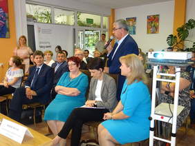 Pokaż zdjęcie: Panel dyskusyjny, przedstawiciel ŚDS