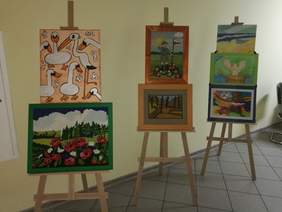 Pokaż zdjęcie: Wystawa prac złożonych do Konkursu Plastycznego w Oddziale Opolskim PFRON 