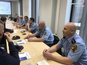 Pokaż zdjęcie: Uczestnicy szkolenia dla służb mundurowych