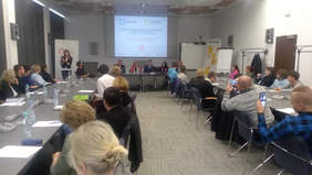 Uczestnicy Podkarpackiego Konwentu Regionalnego Osób z Niepełnosprawnościami w Rzeszowie