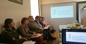 Pokaż zdjęcie: Spotkanie z przedstawicielami  małopolskich Zakładów Aktywności Zawodowej