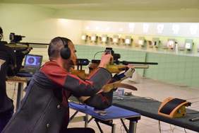 Pokaż zdjęcie: Mistrzostwa Polski w strzelectwie pneumatycznym dla osób niewidomych i słabowidzących