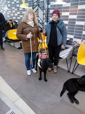 Pokaż zdjęcie: Przekazanie psów przewodników wyszkolonych przy wsparciu ze środków PFRON