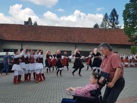 Pokaż zdjęcie: Uroczyste obchody 20-lecia działalności Stowarzyszenia "Przystań" z Tymbarku.