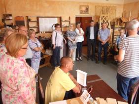 Zwiedzanie Warsztatu Terapii Zajęciowej w Gorzycach