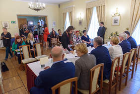 Pokaż zdjęcie: Uczestnicy spotkania w Kąśnej Dolnej