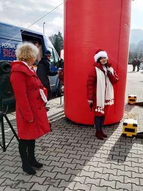 Pokaż zdjęcie: Start IV Biegu Mikołajów 