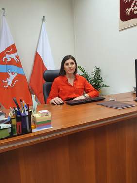 Pokaż zdjęcie: Wójt Gminy Mełgiew Magdalena Wójcik,fot.Gmina Mełgiew