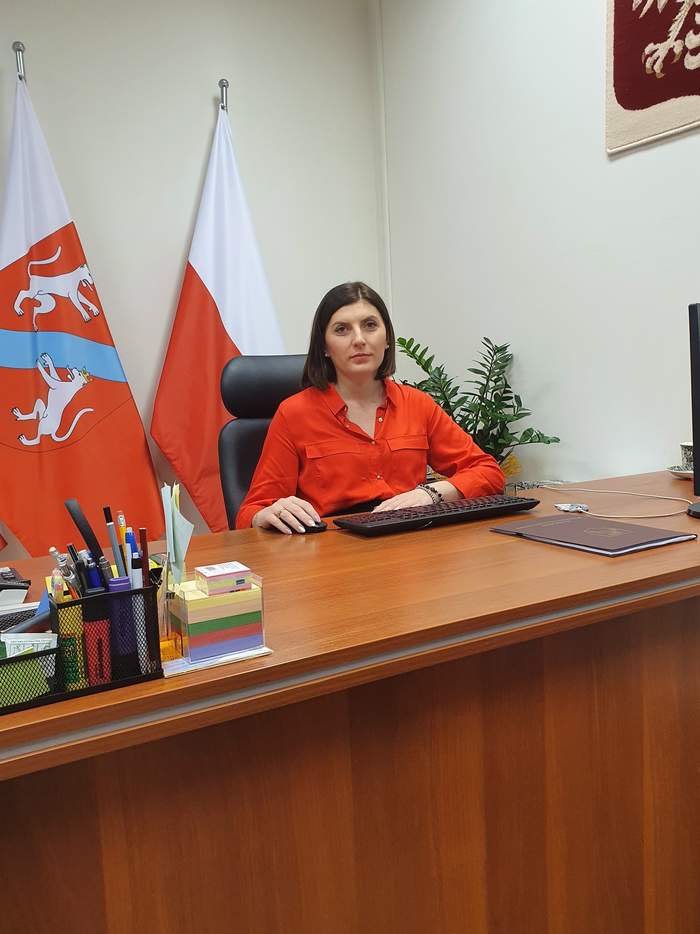 Pokaż zdjęcie: Wójt Gminy Mełgiew Magdalena Wójcik,fot.Gmina Mełgiew