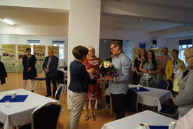 Pokaż zdjęcie: Podopieczni i kadra Koła PSONI na spotkaniu z minister Marleną Maląg