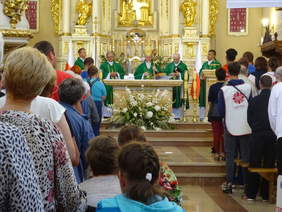 Pokaż zdjęcie: Msza św. przed rozpoczęciem Olimpiady