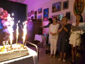 Pokaż zdjęcie: Jubileuszowy tort