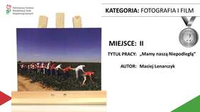 Pokaż zdjęcie: Maciej Lenarczyk - autor pracy pt.: „Mamy naszą Niepodległą”