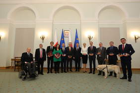 Pokaż zdjęcie: Laureaci konkursu „Lider dostępności” (M. Kuśmierz/Integracja) 