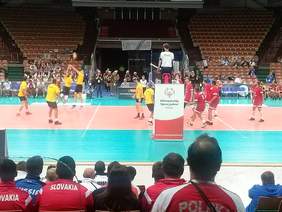 Mecz otwarcia Europejskiego Turnieju siatkówki zunifikowanej