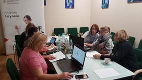 Pokaż zdjęcie: Szkolenie -warsztaty z elektronicznej obsługi wniosków SODiR w Oddziale Małopolskim PFRON