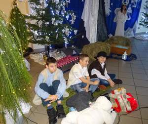 Uczestnicy Warsztatów, jako pastuszkowie