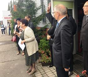 Uroczyste otwarcie zawodów przez Panią Martę Kowaliszyn