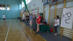 Pokaż zdjęcie: uroczyste otwarcie imprezy przez Władysława Skwarkę  Dyrektora Oddziału Łodzkiego PFRON 