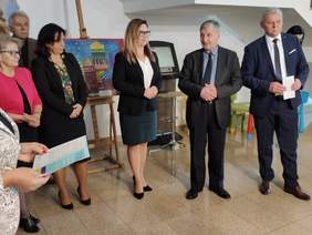 Pokaż zdjęcie: Przemówienie dyrektora Oddziału Śląskiego PFRON Jana Wrońskiego