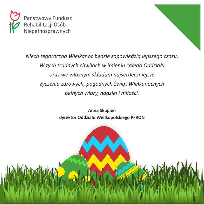 Pokaż zdjęcie: Grafika z Życzeniami Wielkanocnymi