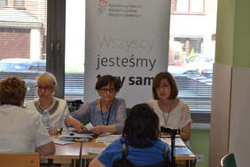 Pokaż zdjęcie: Stanowisko PFRON w Oddziale ZUS w Olsztynie