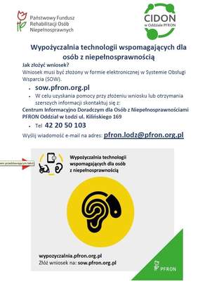 Pokaż zdjęcie: Wypożyczalnia Technologii Wspomagających dla Osób z Niepełnosprawnością