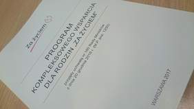 KonferencjaZa Życiem - okładka programu