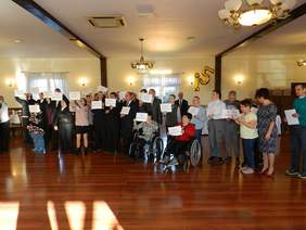 Pokaż zdjęcie: Uczestnicy Warsztatów Terapii Zajęciowej "Nadzieja" w Rypinie