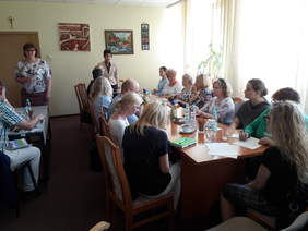 Uczestnicy spotkania Koalicji Wsparcia Na Rzecz Osób Niepełnosprawnych.