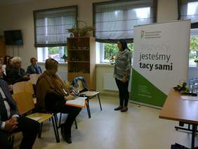 Pokaż zdjęcie: Konsultacje społeczne dotyczące programu "Za życiem" w Środowiskowym Domu Samopomocy w Wylinach Rusi