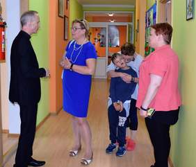 Wizyta w Stowarzyszeniu na Rzecz Osób z Niepełnosprawnością „Przystań” w Tymbarku