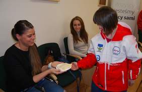 Pokaż zdjęcie: Obchody Światowego Dnia Zespołu Downa w siedzibie Oddziału Małopolskiego PFRON