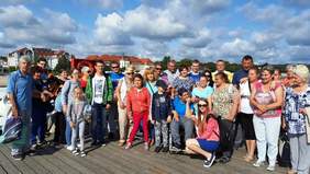 Uczestnicy wycieczki integracyjnej do Sopotu