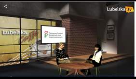 Pokaż zdjęcie: Beata Krzywicka -Nowosad Oddział Lubelski PFRON oraz Marzena Gorzel Lubelska.tv 