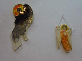 Prace prezentowane na wystawie ceramiki artystycznej w Rzeszowie