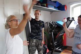 Pokaż zdjęcie: Próby do przedstawień.