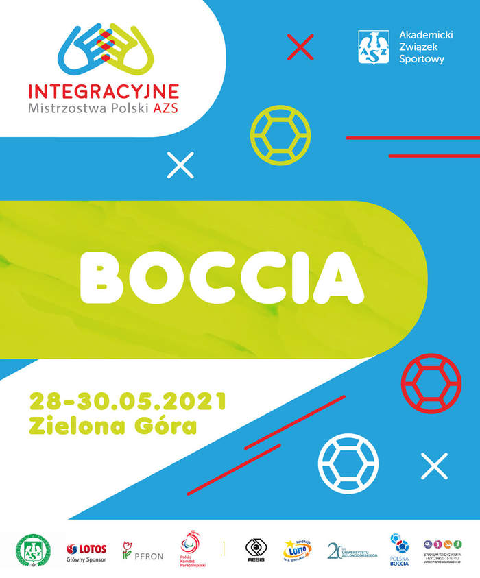 Pokaż zdjęcie: Integracyjne Mistrzostwa Polski AZS w bocci - plakat