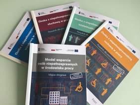 Pokaż zdjęcie: Publikacje dotyczące Projektu „Wypracowanie i upowszechnianie, we współpracy z partnerami społecznymi, modelu wsparcia osób niepełnosprawnych w środowisku pracy"