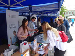 Wiele osób wzięło udział w Targach Pracy