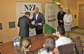 Podpisanie porozumienia o współpracy Śląskich Oddziałów PFRON i NFZ