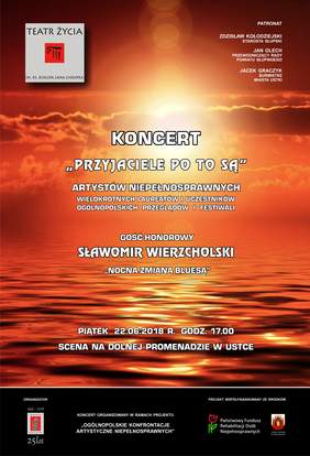 Plakat promujący koncert